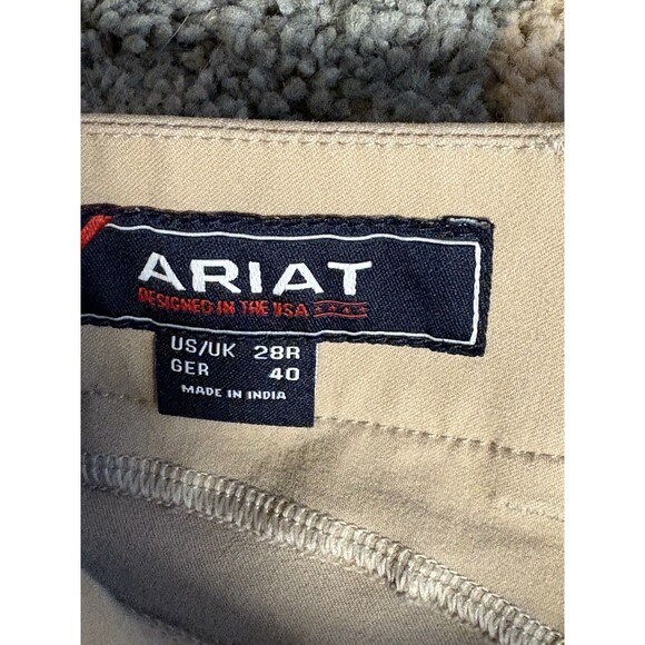 Ariat Riding Pants Womens Sz 28R Beige Equestrian Breeches Jodhpurs - Picture 3 of 11